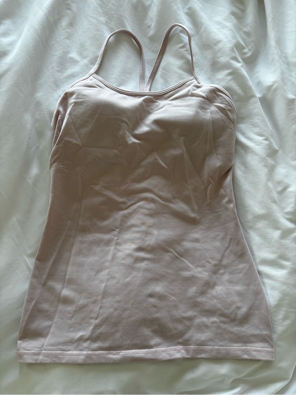 lululemon athletica Light Blush Pink Strappy Tank Top